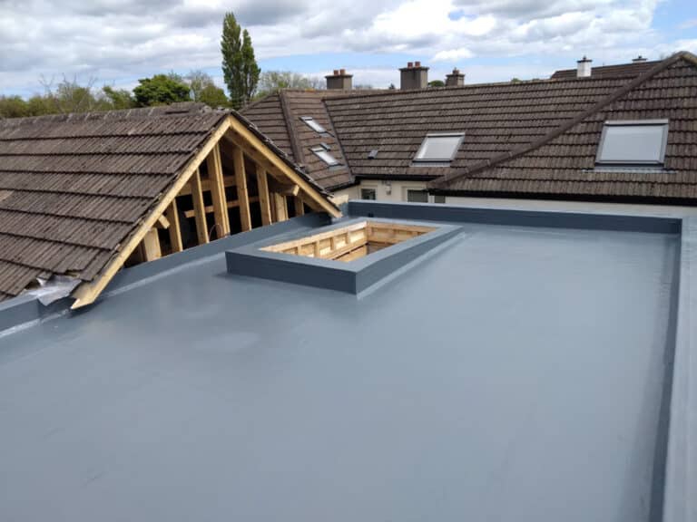 New Fibreglass Roof Work Done